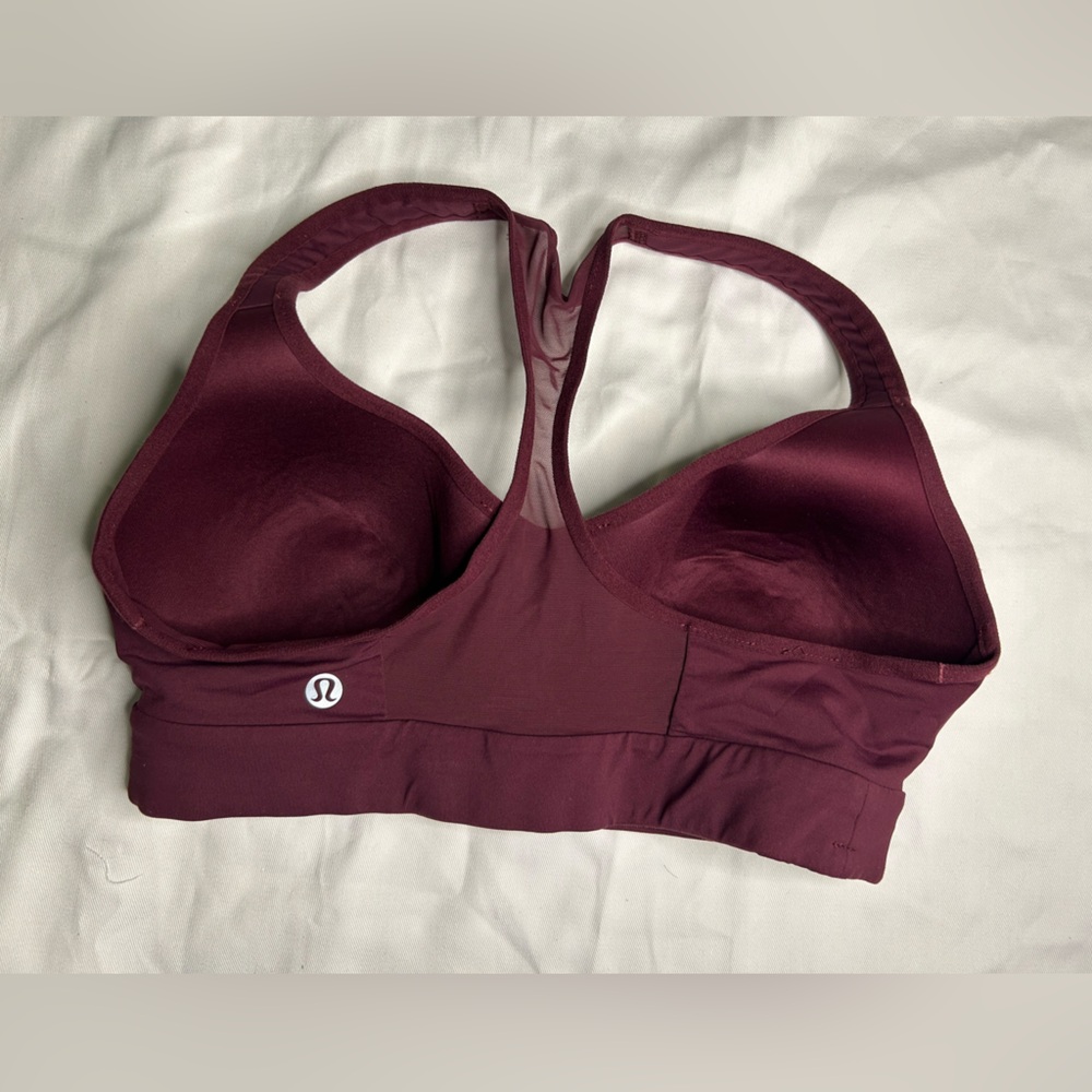 Burgundy Lululemon Bra
